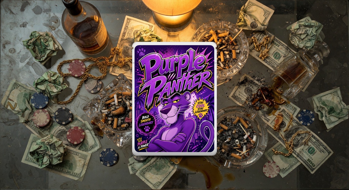 Hustler tabletop — Purple Panther